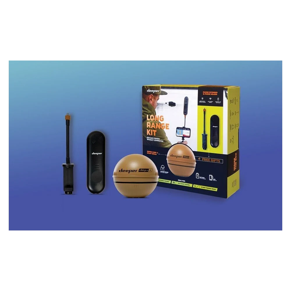 Deeper Long Range Kit (Chirp+ 2 mit Range Extender)
