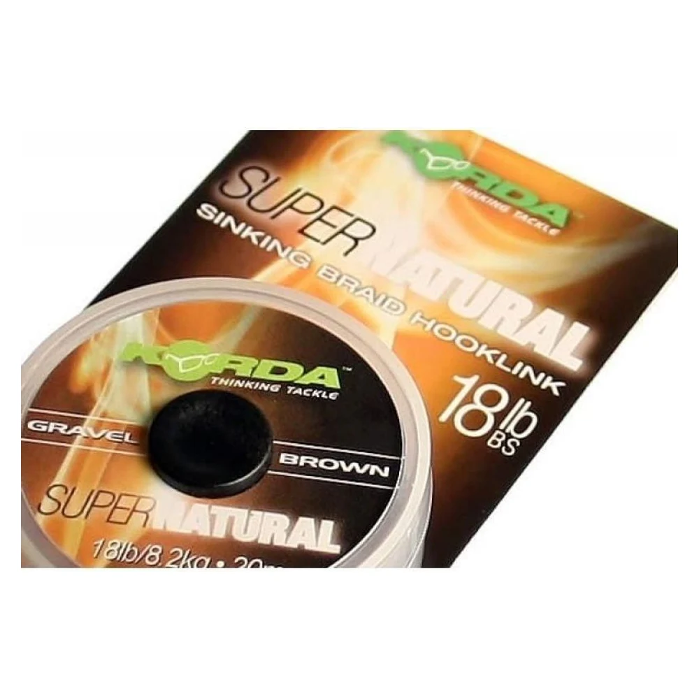 Korda Super Natural 18 lb Gravel Brown